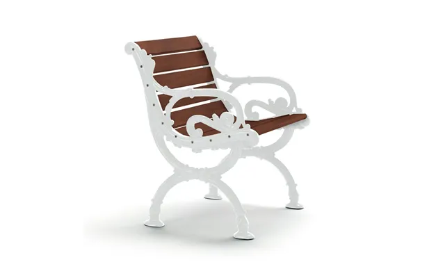 Byarums Bruk Byarum Armchair Pine Brown Glaze - White Stand