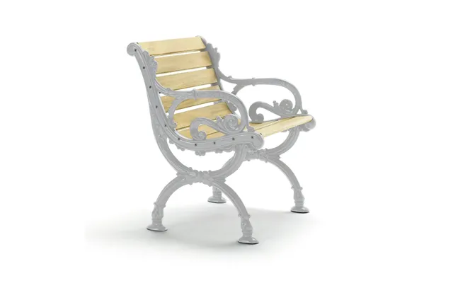 Byarums Bruk Byarum Armchair Pine Impregnation - Raw Aluminum Frame