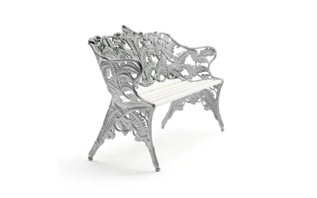 Byarums Bruk Classic Sofa White Lacquer Pine - Raw Aluminum Stand product image
