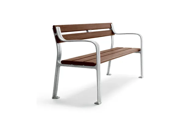 Byarums Bruk Joy Sofa Mahogany - Raw Aluminum Stand