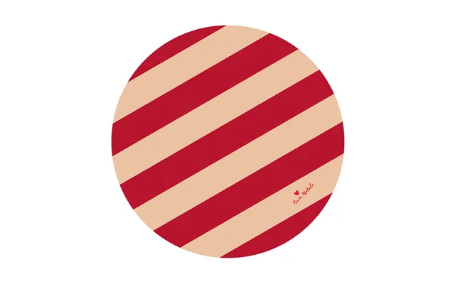 Byon Love Christmas Tree Mat Ø100 Cm Red-sand