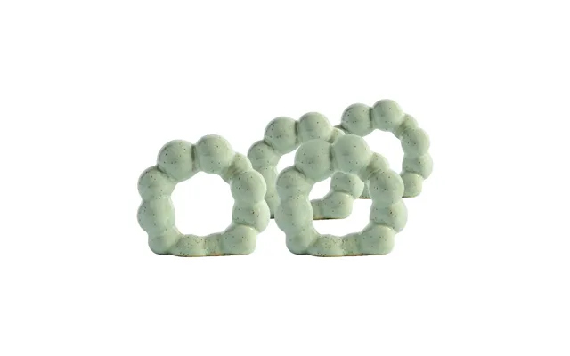 Byon Porto Napkin Ring 4-pack Mint Green