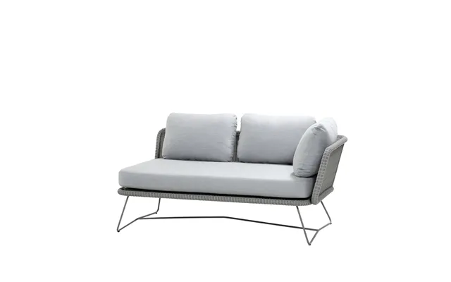 Cane-line Horizon Modular Sofa Cane-line Natté Light Grey - Left