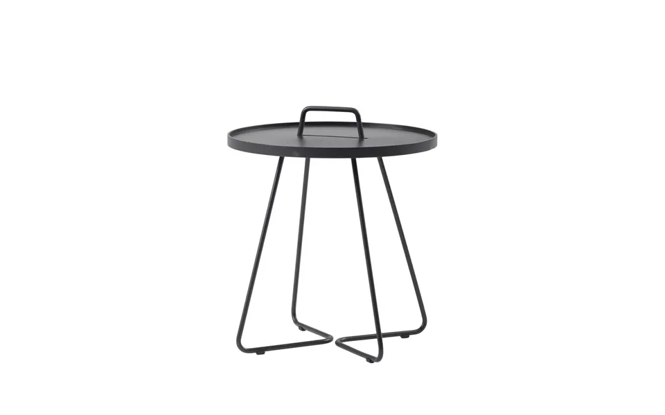 Cane-line On The Move Table Ø44 Cm Black