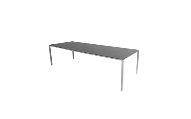 Cane-line Pure Dining Table Nero-light Grey 280x100 Cm