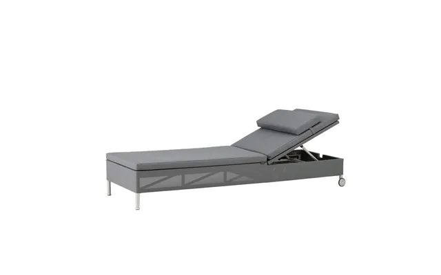 Cane-line Rest Sun Lounger Cane-line Natté Grey - Single