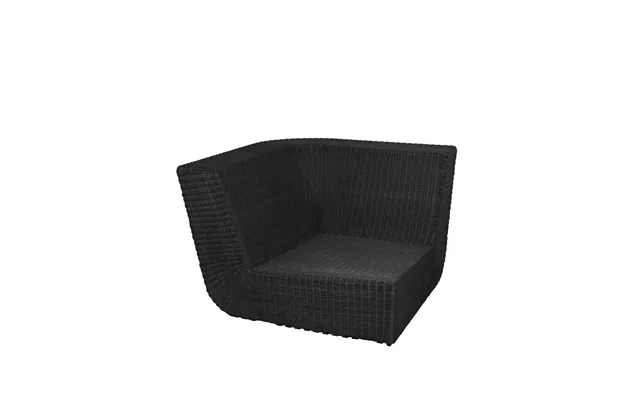 Cane-line Savannah Modular Sofa Black - Corner