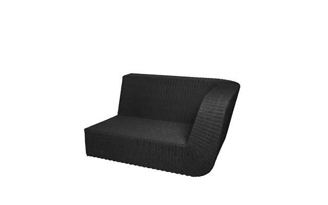 Cane-line Savannah Modular Sofa Black - Left
