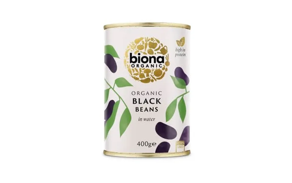 Canned Organic Black Beans - 400 G
