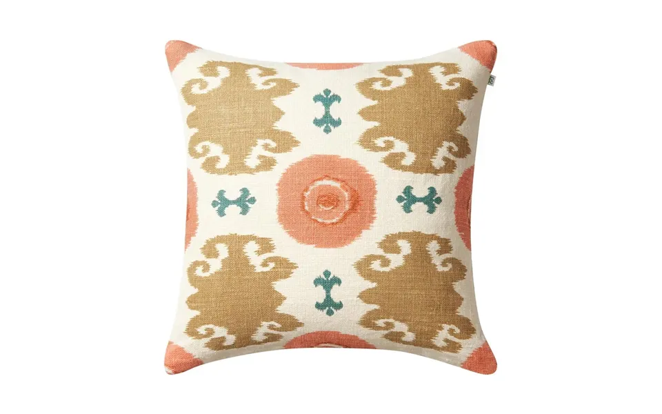 Chhatwal & Jonsson Mahal Cushion Cover 50x50 Cm Rose-apricot-khaki-heaven Blue