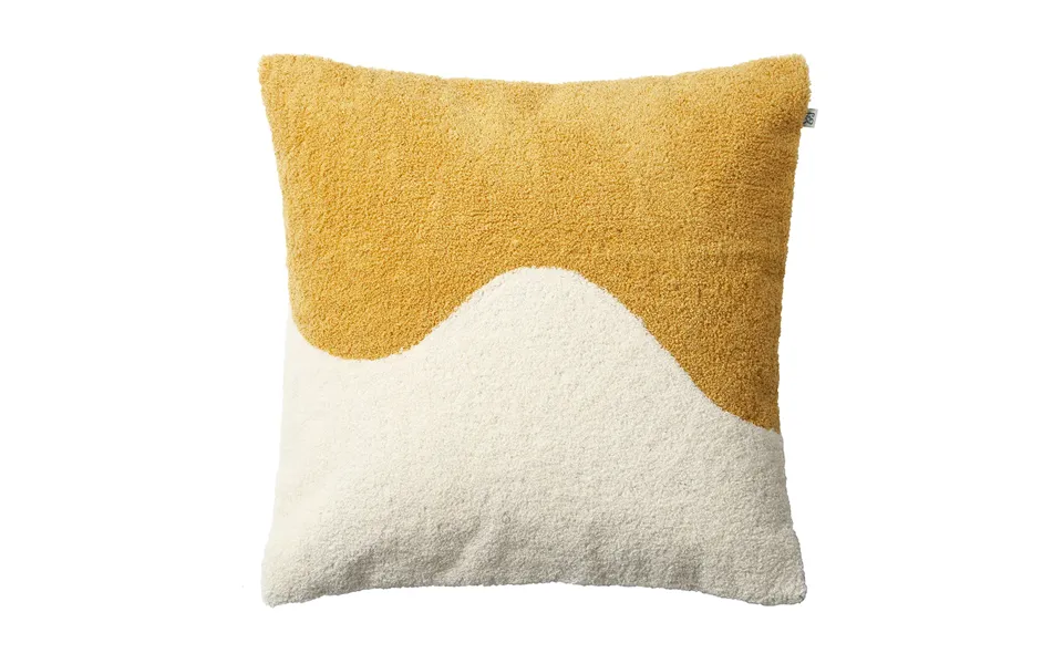 Chhatwal & Jonsson Yogi Cushion Cover 50x50 Cm Spicy Yellow-off White