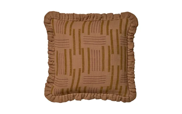 Classic Collection Lines Cushion Cover 50x50 Cm Amber
