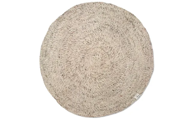 Classic Collection Merino Wool Carpet Round Ø160 Cm Beige