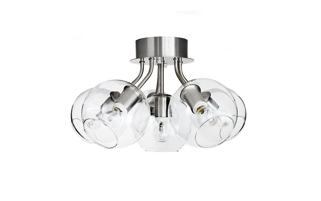 Co Bankeryd Tage Ceiling Lamp Silver-clear Glass