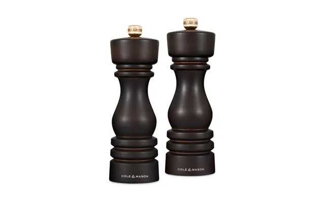 Cole & Mason London Salt And Pepper Grinder Set 18 Cm Chocolate