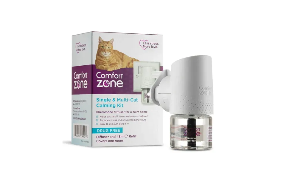 Comfort Zone Soothing Pheromone Diffuser For Cats - 48 Ml