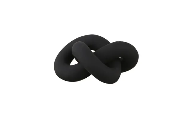 Cooee Design Knot Table Large Decoration Black