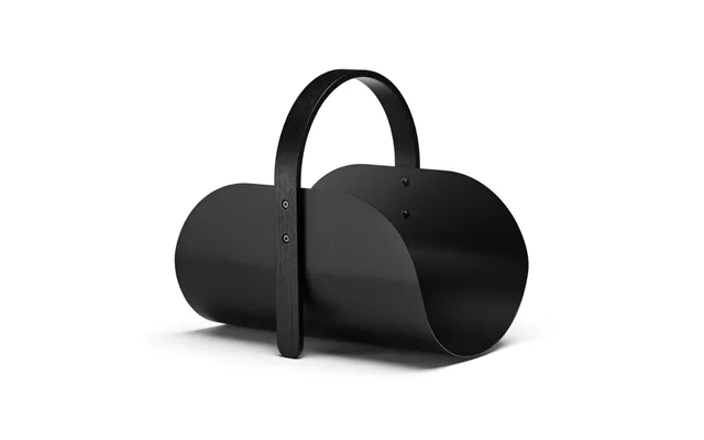 Cooee Design Woody Wood Basket Black Stained Oak