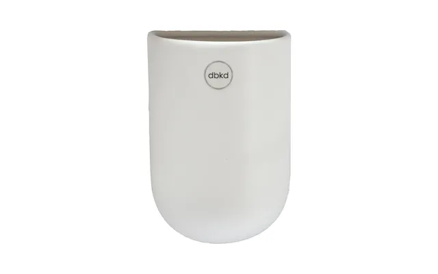 Dbkd Cut Wall-hang Flower Pot White Medium