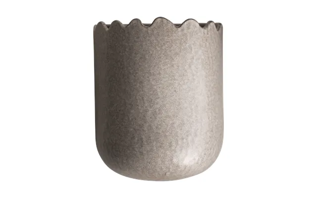 Dbkd Flowery Wall Pot 19 Cm Beige