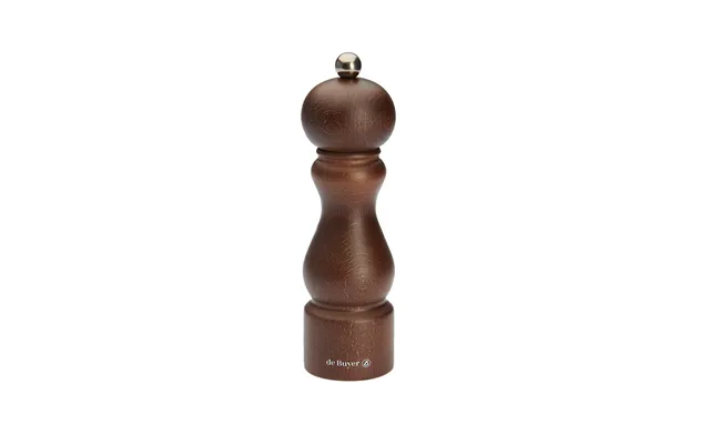 De Buyer Rumba Salt And Pepper Mill Ceramic 18 Cm Dark Brown
