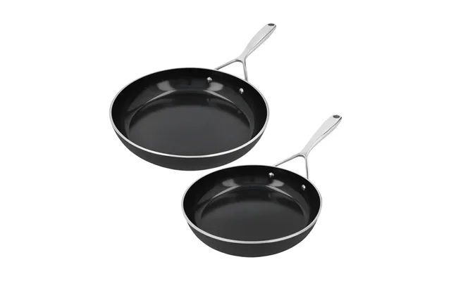 Demeyere Alu Plus 3 Ceraforce Frying Pan Set Ceramic 3-ply 2 Pieces