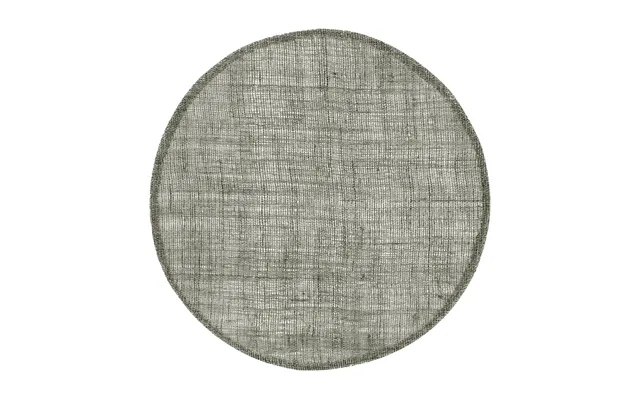 Dixie Dixie Linen Placemat Round Dark Grey