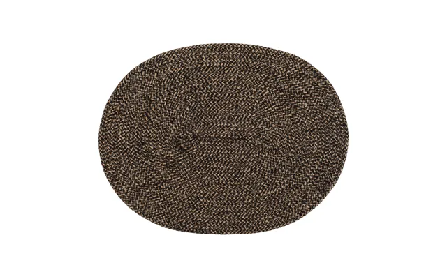 Dixie Ella Placemat Oval Black