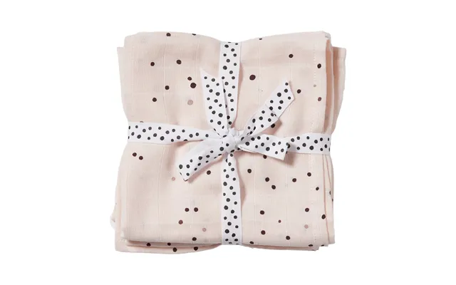 Done By Deer Dreamy Dots Baby Blanket 120x120 Cm 2-pack Powder product image