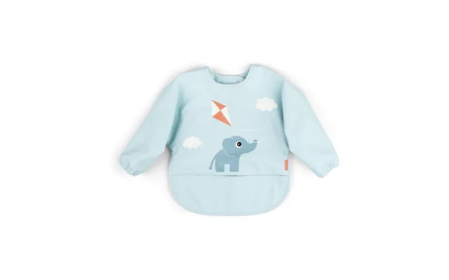 Done By Deer Playground Bib With Sleeve Blue