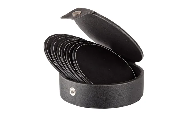 Dorre Visby Coaster Ø10 Cm 6-pack Black
