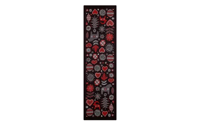 Ekelund Linneväveri Christmas Night Runner Black