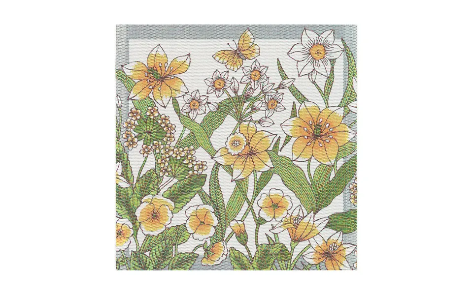 Ekelund Linneväveri Daffodil Fabric Napkin 35x35 Cm Yellow