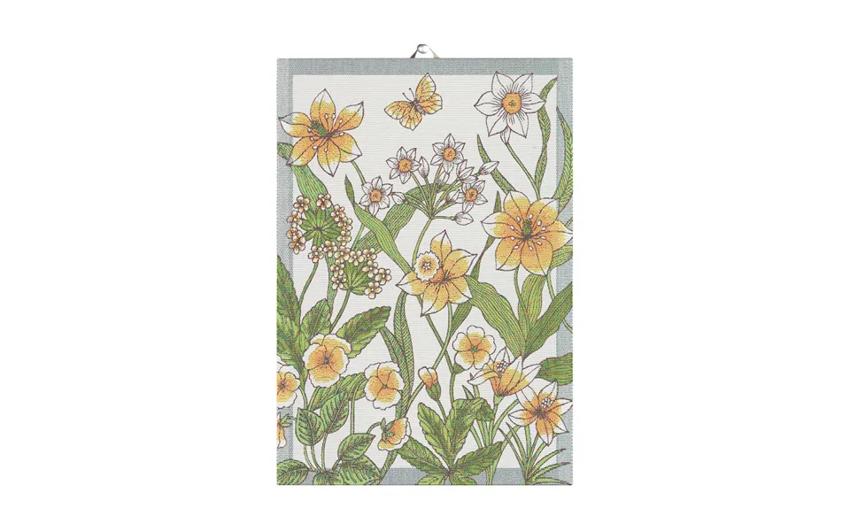 Ekelund Linneväveri Daffodil Kitchen Towel 35x50 Cm Yellow