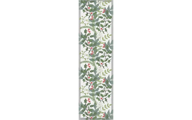 Ekelund Linneväveri Julia Table Runner 35x120 Cm White-green