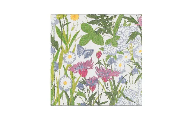 Ekelund Linneväveri Sommartid Fabric Napkin 35x35 Cm Multi