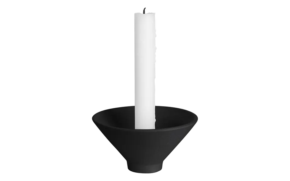 Ernst Ernst Candle Holder With Needle Black