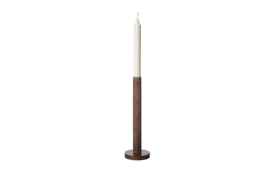 Ernst Ernst Candle Sticks Made Of Wood 25 Cm Dark Brown