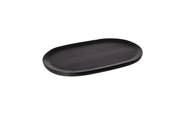 Ernst Ernst Oval Tray 25x40 Cm Black