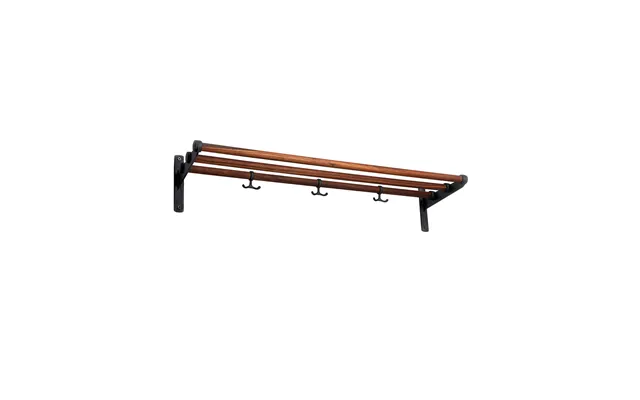 Essem Design Nostalgi Shoe Or Hat Shelf Walnut - Black Stand