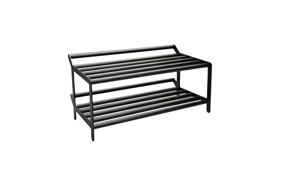 Essem Design Tamburin Shoe Shelf 60 Cm Black Oiled Oak-black