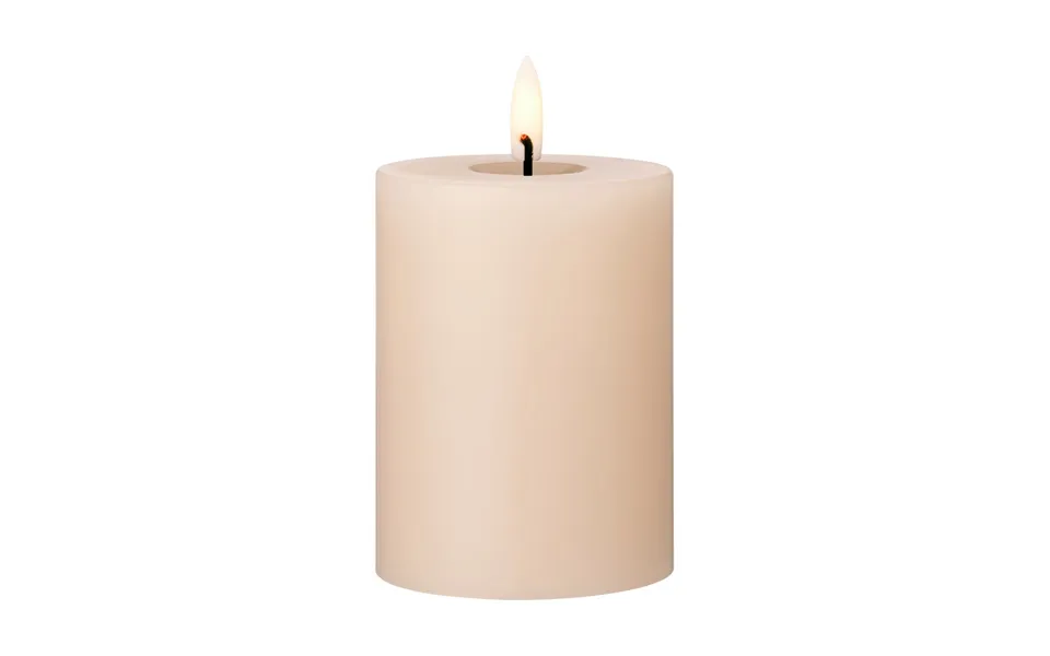 Ester & Erik Ester & Erik Pillar Candle Led 11 Ice Latte - 10 Cm