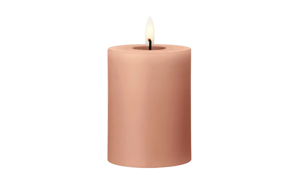 Ester & Erik Ester & Erik Pillar Candle Led 20 Rosy Caramel - 10 Cm