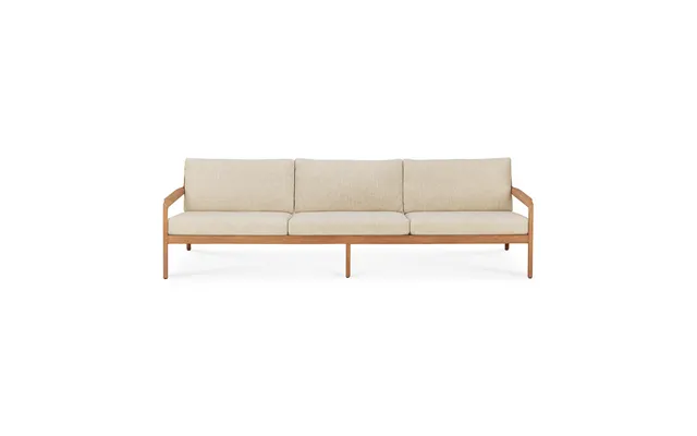 Ethnicraft Jack Outdoor 3 Seater Sofa Teak Natural product image