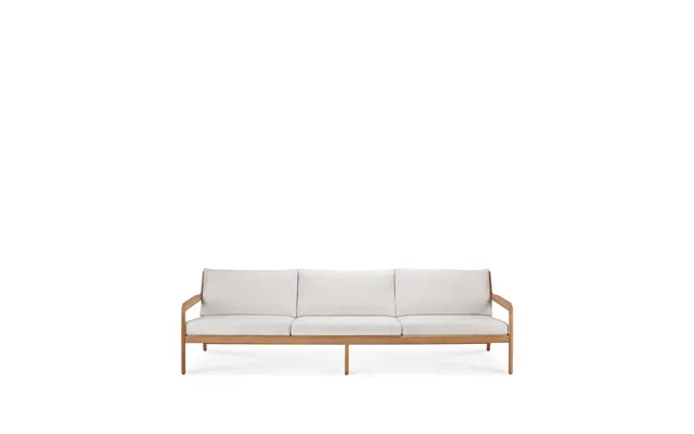 Ethnicraft Jack Outdoor 3 Seater Sofa Teak Off-white product image