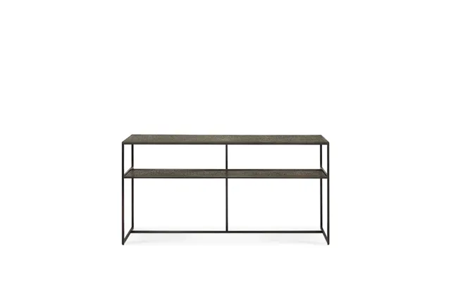 Ethnicraft Pentagon Console Table 75x150 Cm Whisky-black Metal