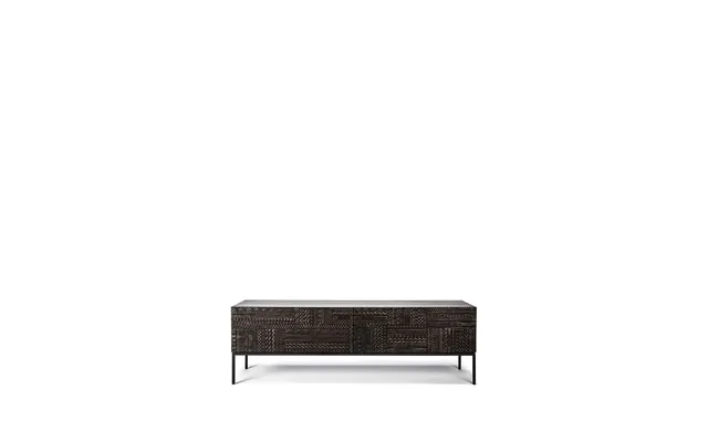 Ethnicraft Tabwa Media Cabinet Black Teak 51x160 Cm