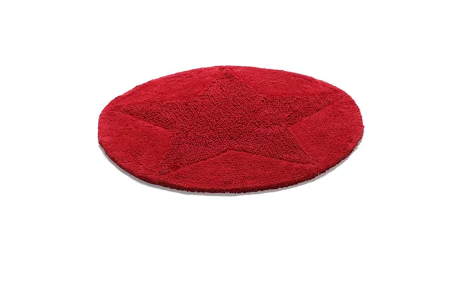 Etol Design Etol Star Rug Round Red