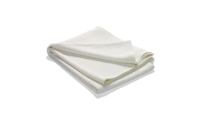 Etol Design Stripe Bedspread Stonewashed Cotton 180x260 Off White