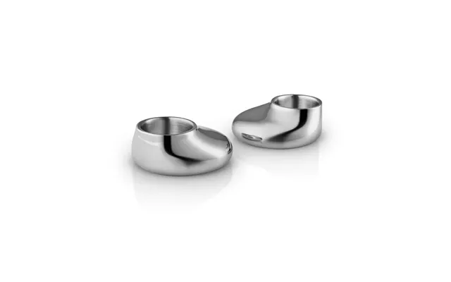 Eva Solo Eva Solo Mellow Candle Holders 2 Pcs Silver